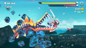 ハングリーシャークエボリューション：大食いサメのサバイバル screenshot