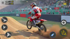バイクスタントレースゲーム screenshot