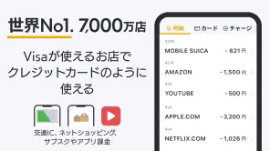 バンドルカード:Visaカードに後払いチャージ！Visa対応 screenshot