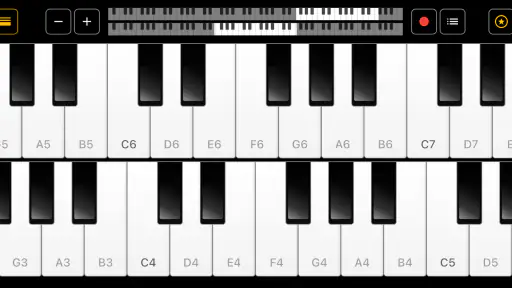 ピアノ -シンプルなピアノ- 録音機能つき 鍵盤アプリ 2