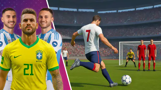 フットボール ゲーム サッカー 3d 6