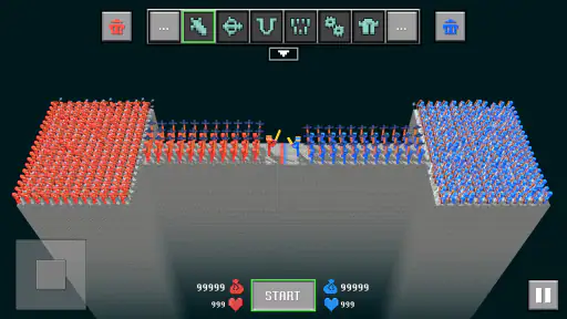 ブロック状のラグドールの戦い 2