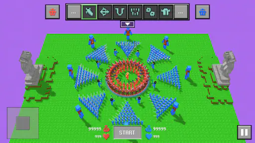 ブロック状のラグドールの戦い 5