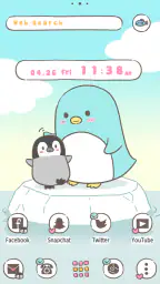 ペンギンの親子 テーマ 5
