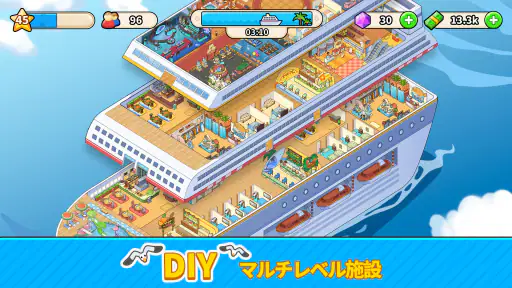 マイクルーズ: 船シミュレーション タイクーン 放置ゲーム 2