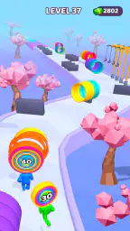 レイヤーマン3D:走って収集 1