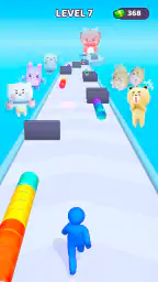 レイヤーマン3D:走って収集 3