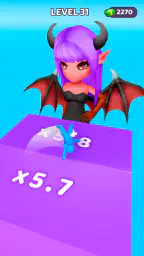 レイヤーマン3D:走って収集 4