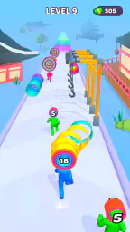 レイヤーマン3D:走って収集 5