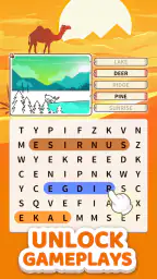 ワードサーチパズル: 楽しいwordサーチ 4