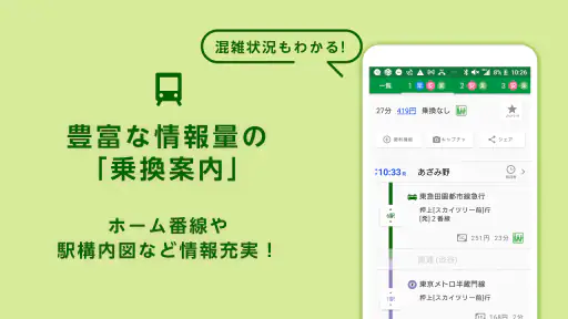 乗換ナビタイム - 電車・バス時刻表、路線図、乗換案内 4