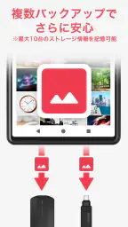 写真バックアップ - 写真の保護や容量問題の解消に 7