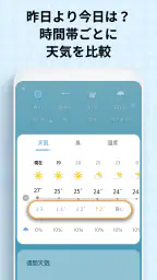 初画面天気- 予報 2