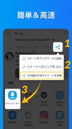 動画ダウンロード - ビデオ、写真、GIF を高速に保存 2