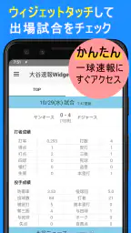 大谷翔平速報Widget -スコア、結果、順位表、ニュース 7