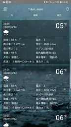 天気予報アプリ 4