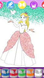 子供のためのプリンセス・カラーリング 4