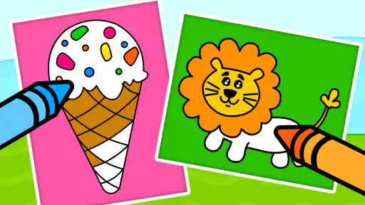 子供用塗り絵 - お絵かき、ぬり絵、子供用 塗り絵ゲーム 2