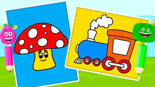 子供用塗り絵 - お絵かき、ぬり絵、子供用 塗り絵ゲーム 3