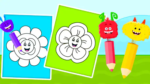 子供用塗り絵 - お絵かき、ぬり絵、子供用 塗り絵ゲーム 8