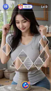 心つなぎパズル－熱いジグソー screenshot