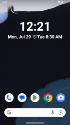 時計ウィジェット 1