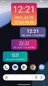 時計ウィジェット screenshot