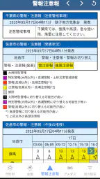 気象庁天気・防災情報 6