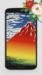 浮世絵壁紙 - 和風の日本画・名画 高画質待ち受け 2