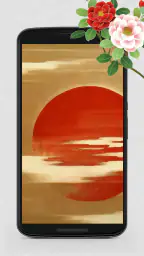 浮世絵壁紙 - 和風の日本画・名画 高画質待ち受け 4