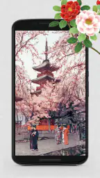 浮世絵壁紙 - 和風の日本画・名画 高画質待ち受け 8