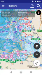 海釣図Ｖ～海釣りマップ＆潮汐＆風・波・海水温予報～ 2