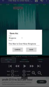 着メロメーカー - 音楽から着信音を作成する screenshot