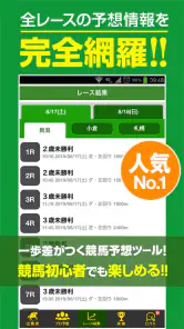 競馬予想 初心者でも勝てる！情報盛りだくさんの最強競馬アプリ screenshot