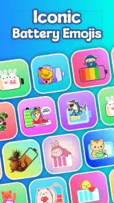 絵文字バッテリーアイコンをカスタマイズ screenshot
