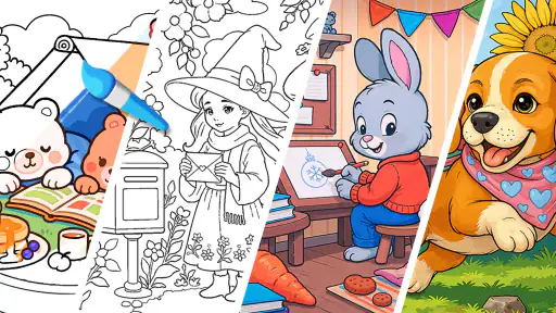 色塗りパズル: Painting Sort Color 1