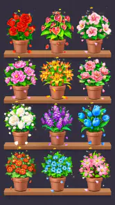 花マージ - マッチパズル, フラワー, 花のゲーム screenshot