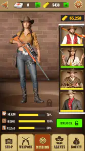 西部サバイバル シューティングゲーム screenshot