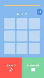 記憶力トレーニングの脳トレゲーム dual n-back 3