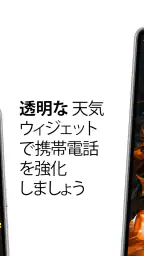 透明時計&天気 2