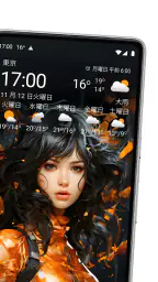 透明時計&天気 3