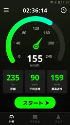 速度計測アプリ - 距離計測、スピードメーター、速度計 2