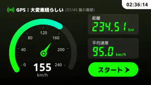 速度計測アプリ - 距離計測、スピードメーター、速度計 screenshot