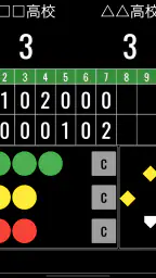 野球スコアボード 8