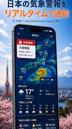 雨雲レーダー：気象庁データに基づく天気予報と雨通知⁠ 7