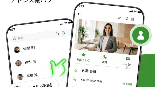 電話の連絡先 1