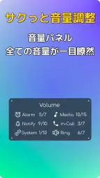 音量微調整ヘルパー: 音量を下げたり上げたりできます 4