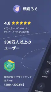 頭痛ろぐ ｜頭痛記録アプリ screenshot