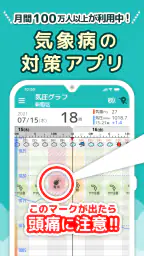 頭痛ーる-天気予報で体調管理 7