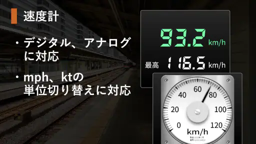 駅ナビ速度計 4